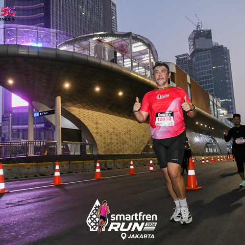 Race photo from SMARTFREN RUN 2026
