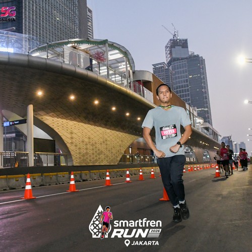 Race photo from SMARTFREN RUN 2026
