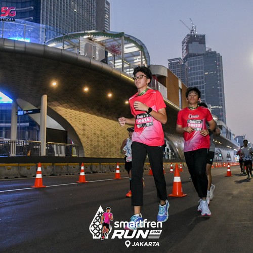 Race photo from SMARTFREN RUN 2026