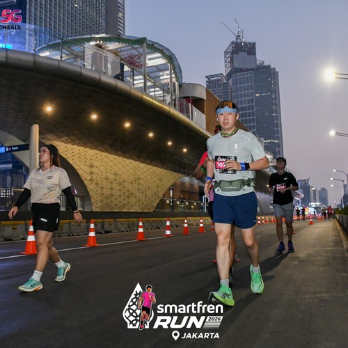 Race photo from SMARTFREN RUN 2026