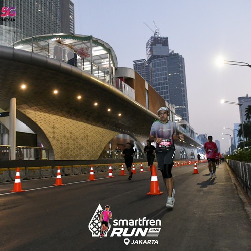 Race photo from SMARTFREN RUN 2026