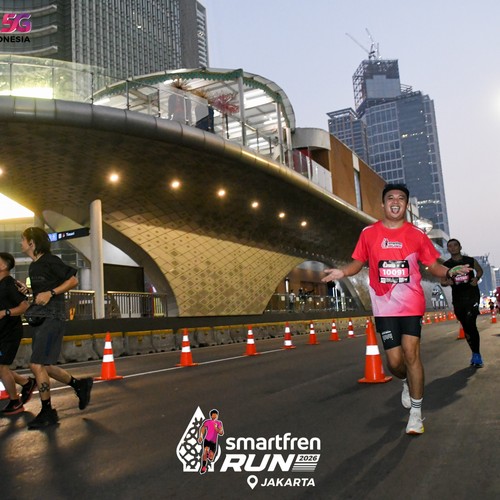 Race photo from SMARTFREN RUN 2026