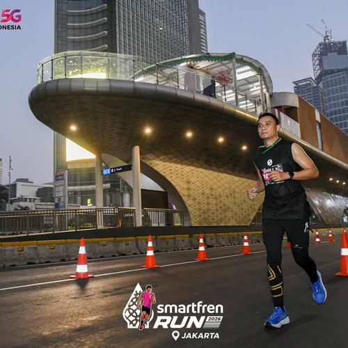 Race photo from SMARTFREN RUN 2026