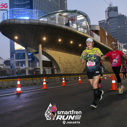 Race photo from SMARTFREN RUN 2026