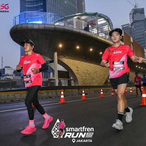 Race photo from SMARTFREN RUN 2026