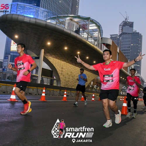 Race photo from SMARTFREN RUN 2026