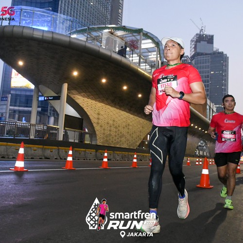 Race photo from SMARTFREN RUN 2026
