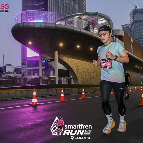 Race photo from SMARTFREN RUN 2026