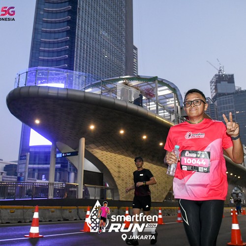 Race photo from SMARTFREN RUN 2026