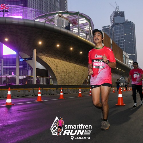 Race photo from SMARTFREN RUN 2026