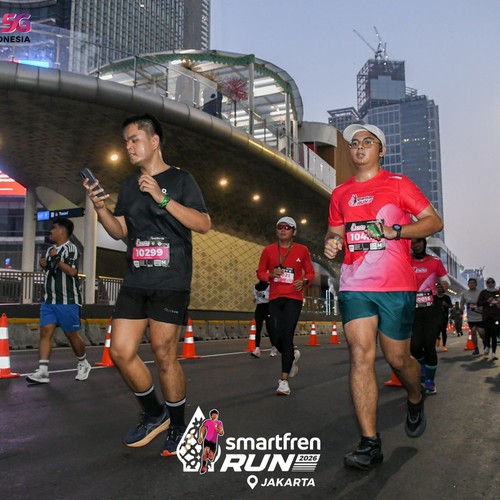 Race photo from SMARTFREN RUN 2026