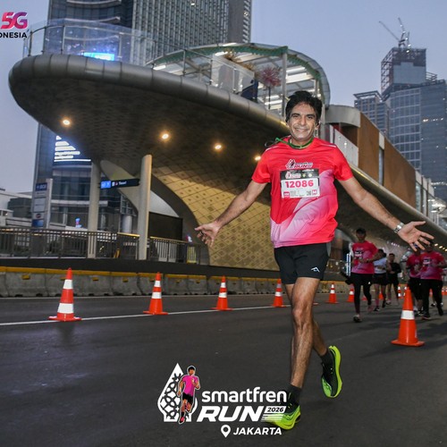 Race photo from SMARTFREN RUN 2026