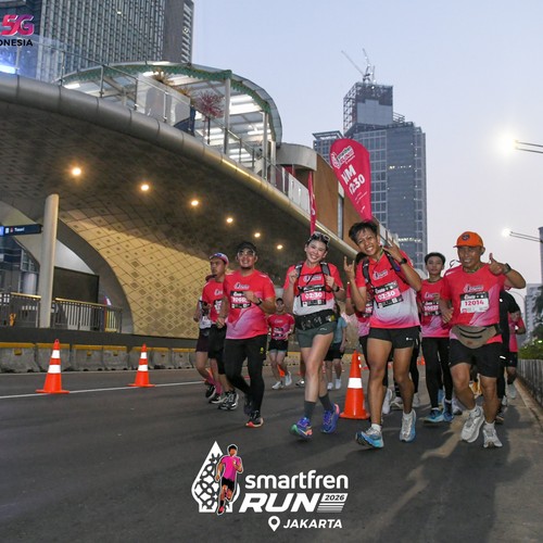 Race photo from SMARTFREN RUN 2026