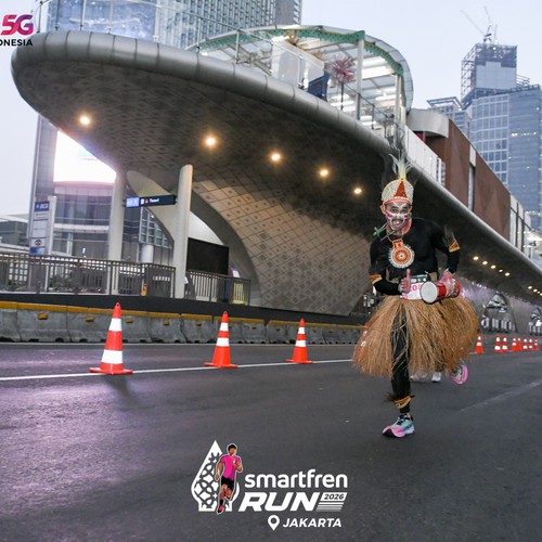 Race photo from SMARTFREN RUN 2026
