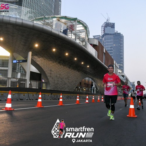 Race photo from SMARTFREN RUN 2026