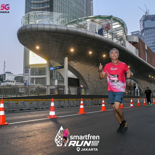 Race photo from SMARTFREN RUN 2026