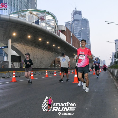 Race photo from SMARTFREN RUN 2026