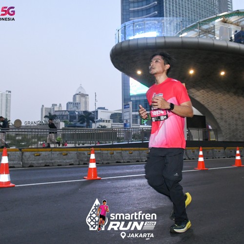 Race photo from SMARTFREN RUN 2026