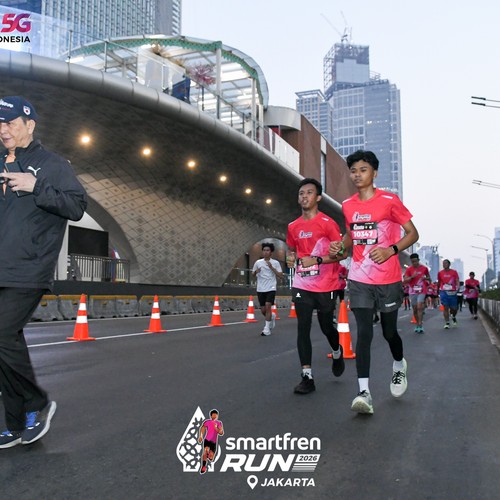 Race photo from SMARTFREN RUN 2026