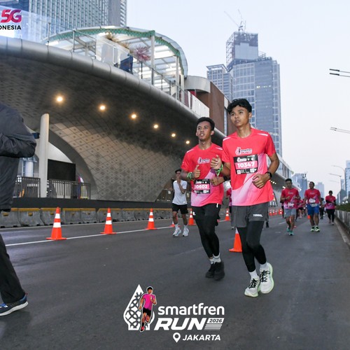 Race photo from SMARTFREN RUN 2026