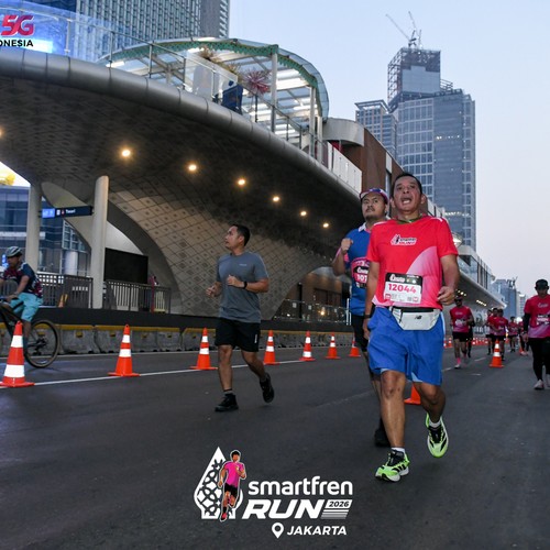 Race photo from SMARTFREN RUN 2026