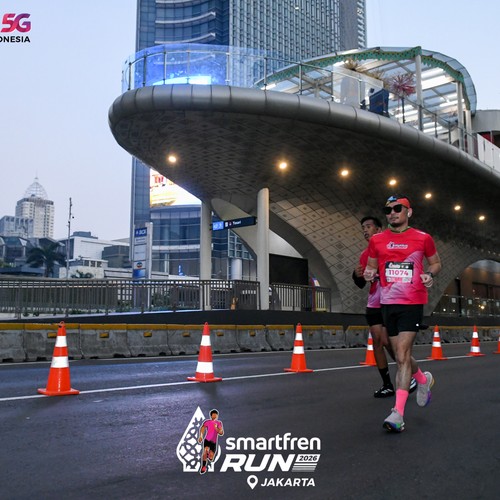Race photo from SMARTFREN RUN 2026