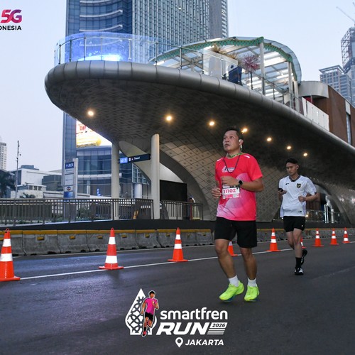 Race photo from SMARTFREN RUN 2026