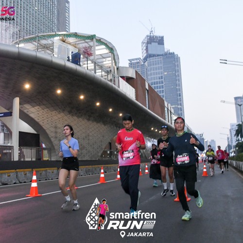 Race photo from SMARTFREN RUN 2026