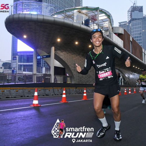 Race photo from SMARTFREN RUN 2026