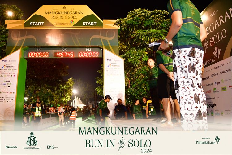 Race photo from Mangkunegaran Run 2024