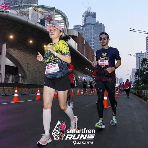 Race photo from SMARTFREN RUN 2026