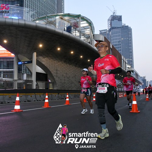 Race photo from SMARTFREN RUN 2026