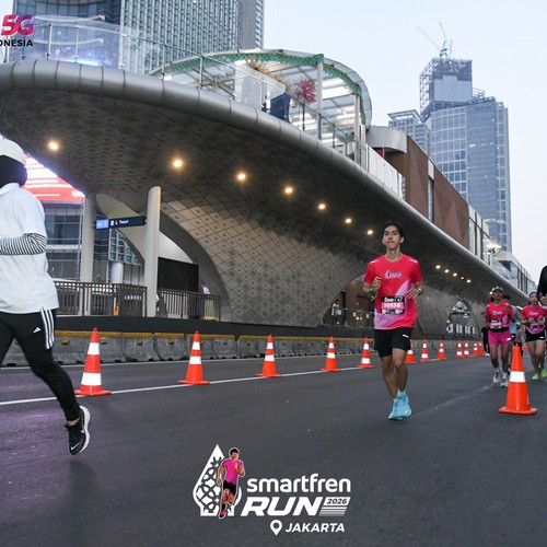 Race photo from SMARTFREN RUN 2026