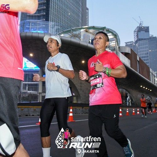 Race photo from SMARTFREN RUN 2026