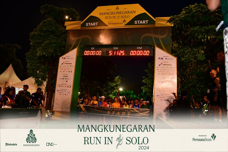 Race photo from Mangkunegaran Run 2024