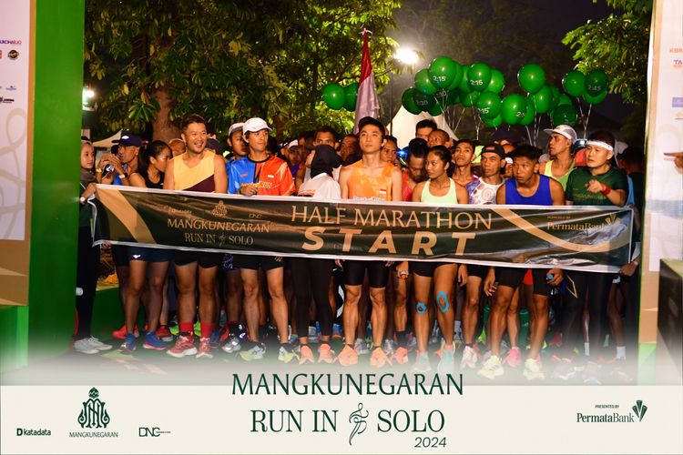 Race photo from Mangkunegaran Run 2024