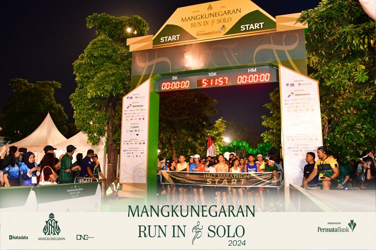 Race photo from Mangkunegaran Run 2024