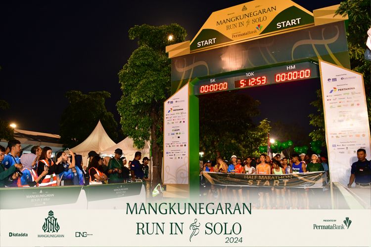 Race photo from Mangkunegaran Run 2024