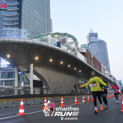 Race photo from SMARTFREN RUN 2026