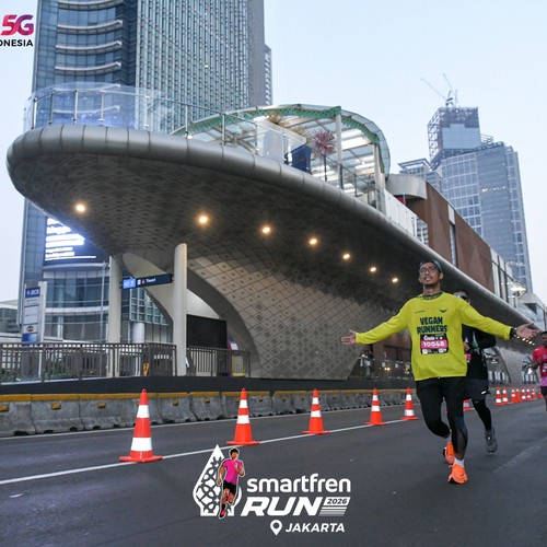 Race photo from SMARTFREN RUN 2026