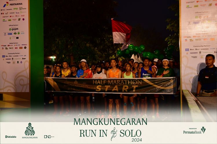 Race photo from Mangkunegaran Run 2024