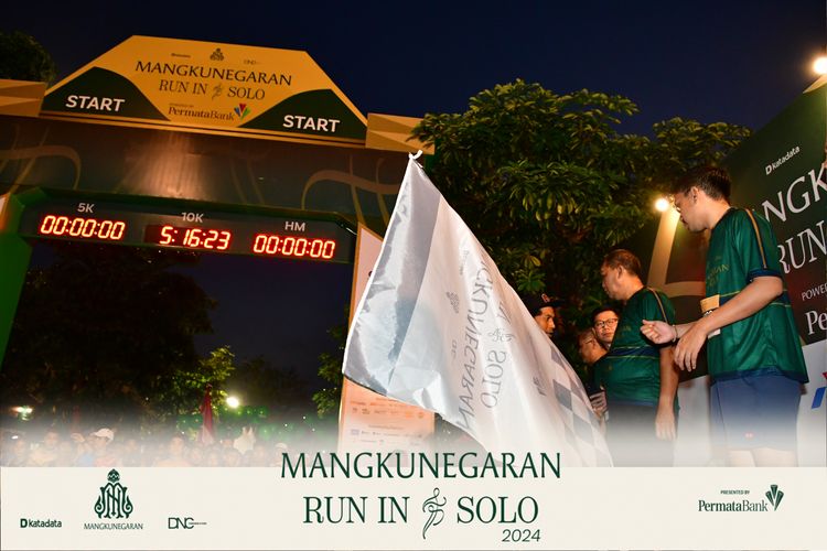 Race photo from Mangkunegaran Run 2024