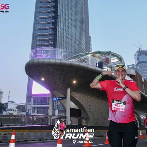 Race photo from SMARTFREN RUN 2026