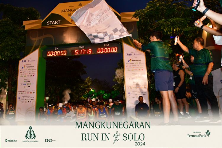 Race photo from Mangkunegaran Run 2024