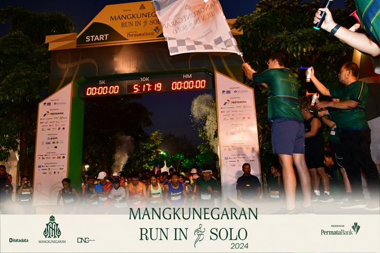 Race photo from Mangkunegaran Run 2024