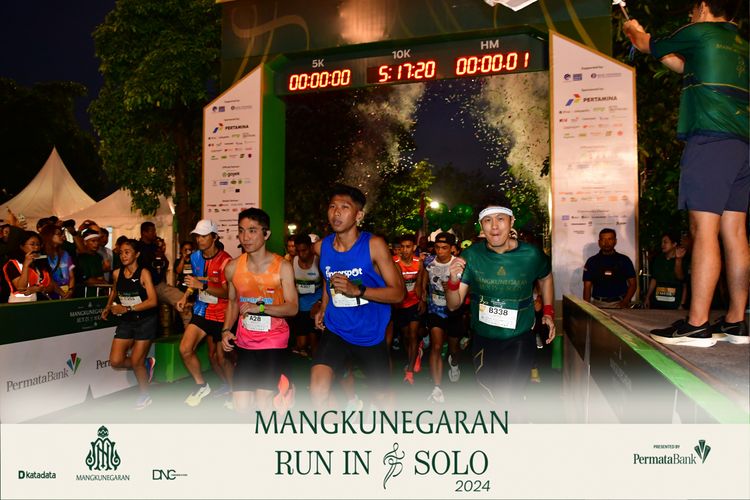 Race photo from Mangkunegaran Run 2024