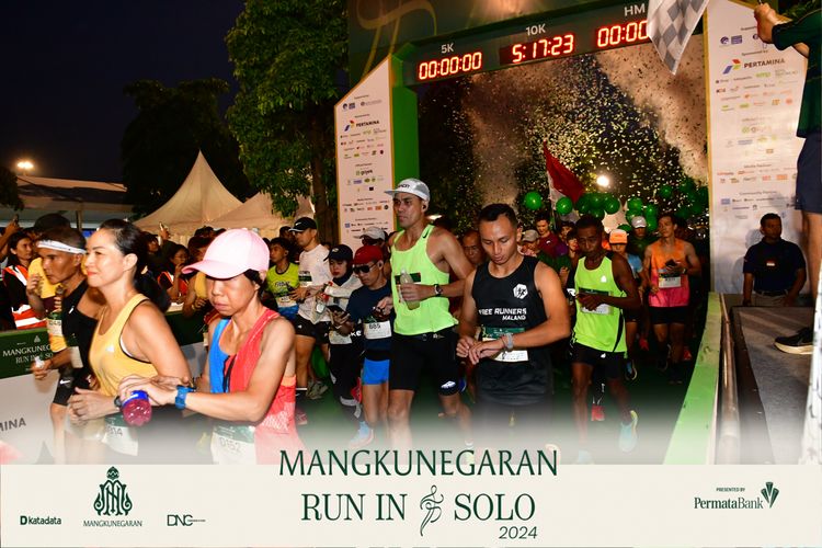 Race photo from Mangkunegaran Run 2024