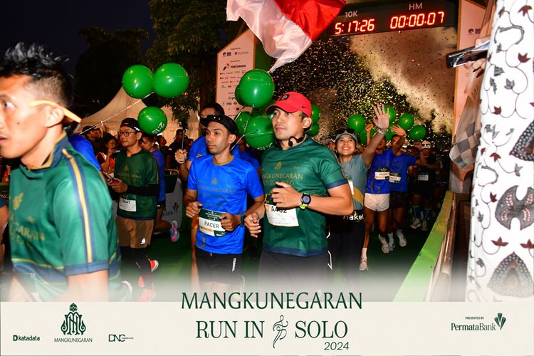 Race photo from Mangkunegaran Run 2024