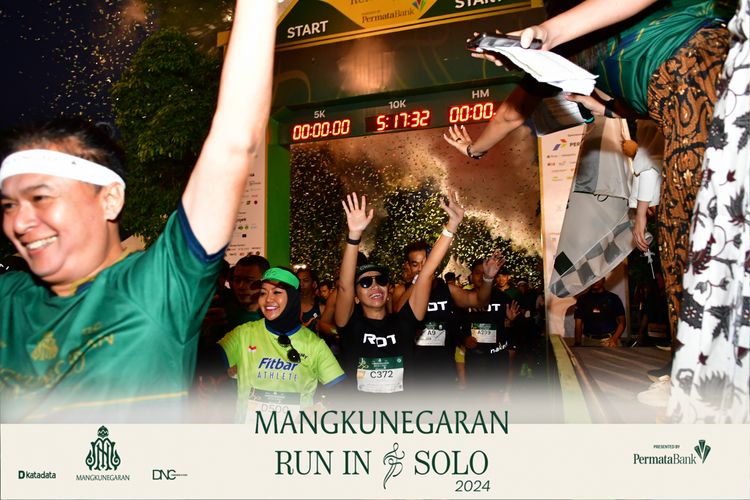 Race photo from Mangkunegaran Run 2024