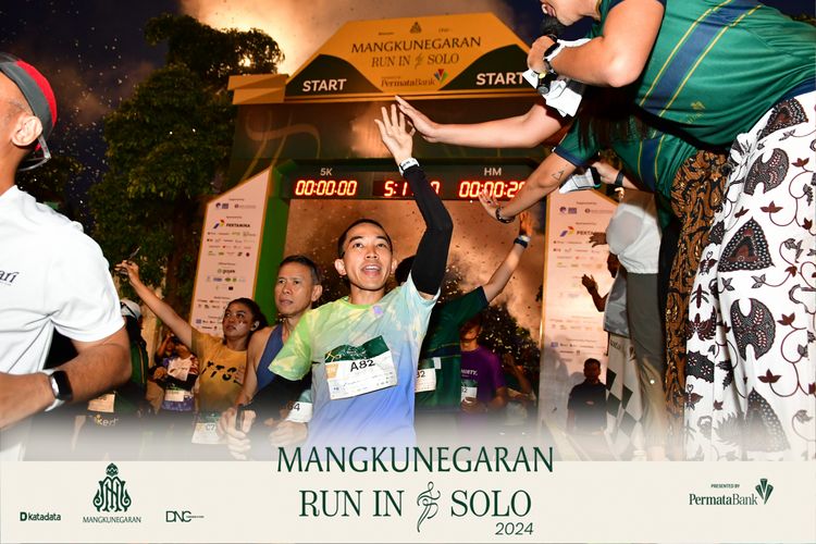 Race photo from Mangkunegaran Run 2024